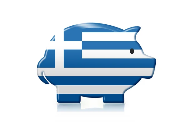 stock image Greek piggy bank