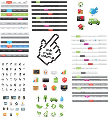 Web graphic collection clipart