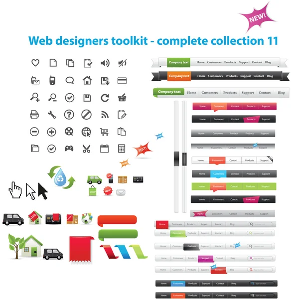 Web グラフィック コレクション ロイヤリティフリーのストックイラスト