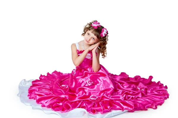 The girl in a beautiful dress — Stock Photo, Image