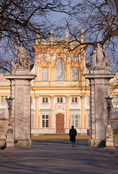 Portão do Palácio Wilanow — Fotografia de Stock