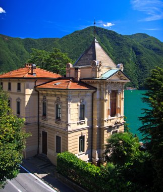 lake lugano üzerinde Villa