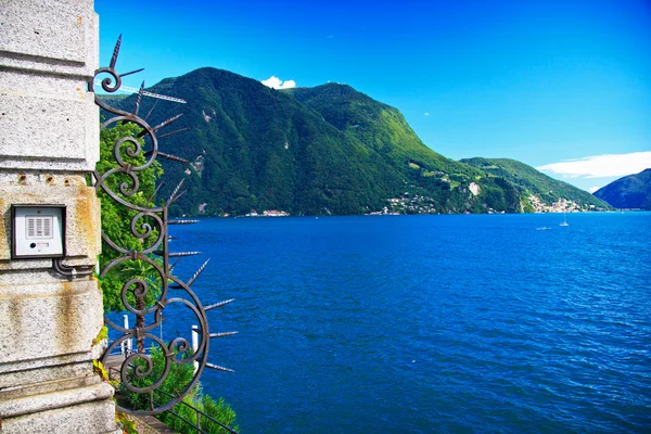 Lugano vista lago — Foto Stock