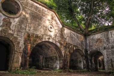 Przemysl fortifications ruins clipart