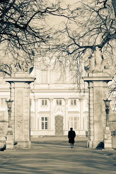 Wilanow palace bramy — Zdjęcie stockowe