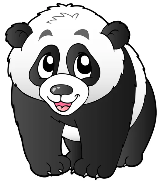 Bonito panda pequeno — Vetor de Stock