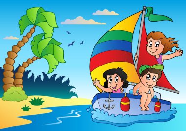 Summer theme image 5 clipart