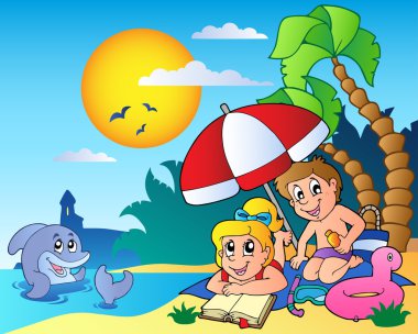 Summer theme image 6 clipart