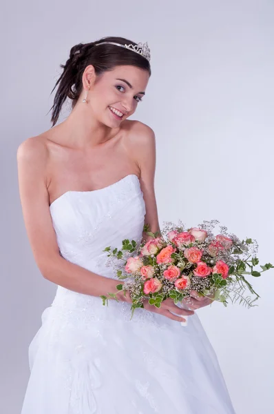 Women in wedding dress — Stock Photo, Image