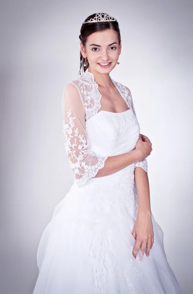 Nő menyasszonyi ruhában — Stock Fotó