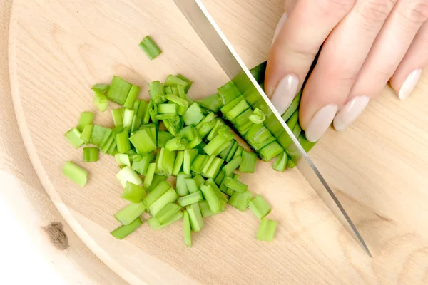 Salad preparation — Stock Photo, Image