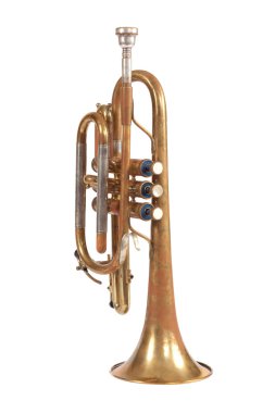 Old trumpet clipart