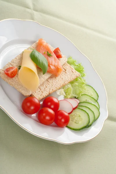 Dietetic sandwich — Stock Photo, Image