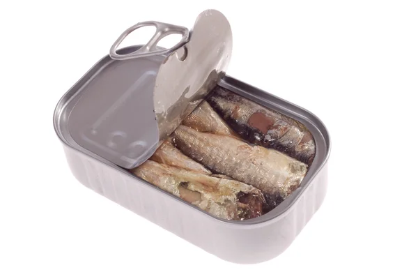 Tanica di sardine — Foto Stock