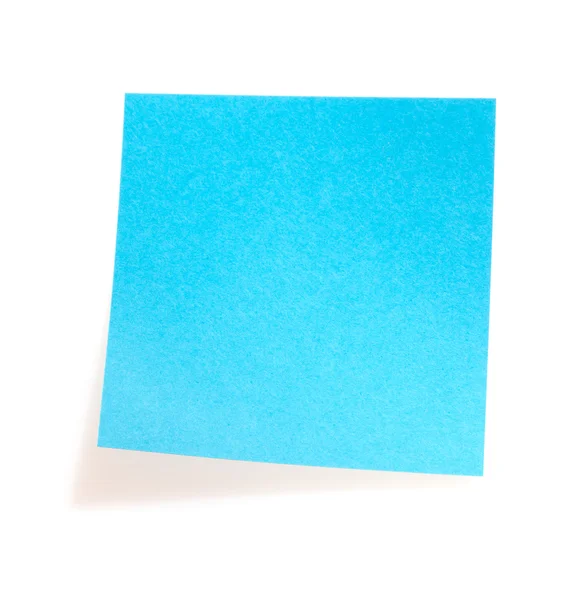 Синяя наклейка — стоковое фото