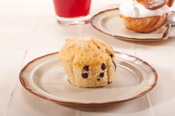Muffin alla ciliegia — Foto Stock
