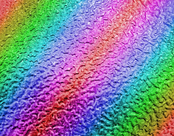 Abstracte regenboog metalen oppervlak, close-up metalen achtergrond. — Stockfoto