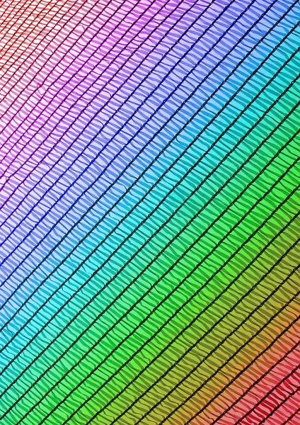 Abstract rainbow textured grid, texture closeup. — Stock Photo, Image