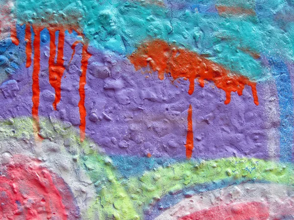Abstraktní barevné kamenné zdi, graffiti pozadí, detaily — Stock fotografie