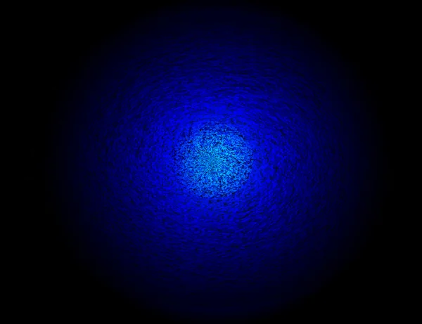 Abstraktes blaues Licht, neuer magischer Planet, Kosmos. — Stockfoto