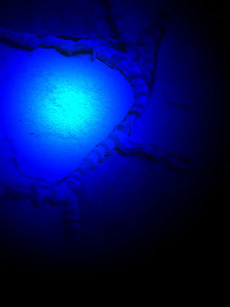 抽象的なブルー マジック ライト、電源の詳細]. — ストック写真