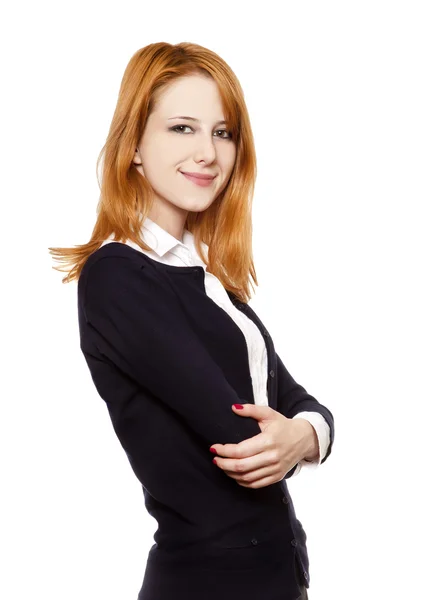 Redhead vrouwelijke ondernemers. — Stockfoto