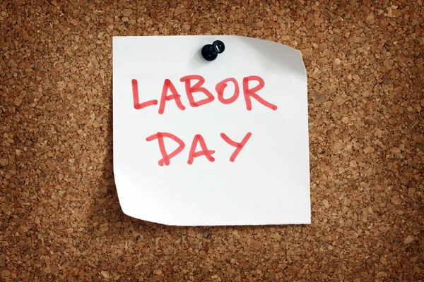 stock image Labor day reminder