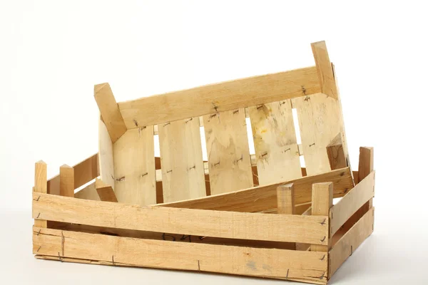 Puste drewniane skrzynie — Zdjęcie stockowe