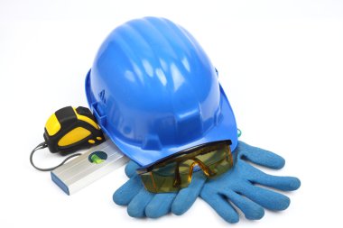 Safety gear kit close up clipart