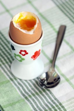 Soft boiled egg clipart