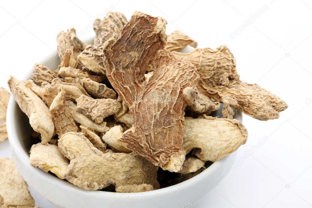 Sun dried ginger