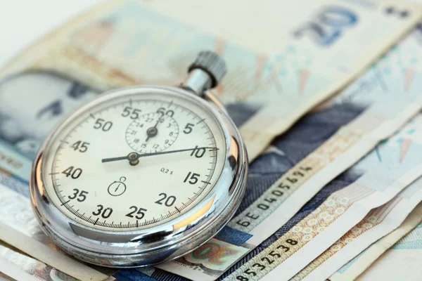 Χρόνος και χρήμα — Φωτογραφία Αρχείου