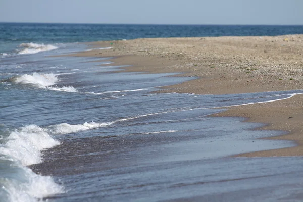 Empty beach on the Black Sea — Stock Photo, Image