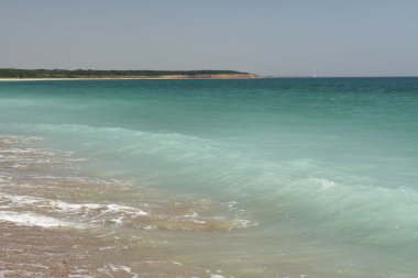 Karadeniz boş kumsalda