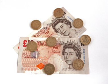 British (uk) currency. clipart