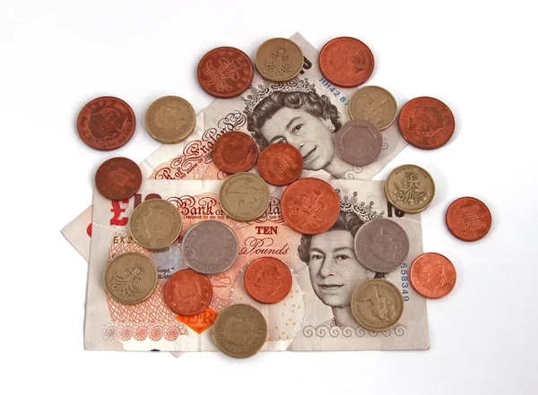 イギリス（UK）通貨. — ストック写真