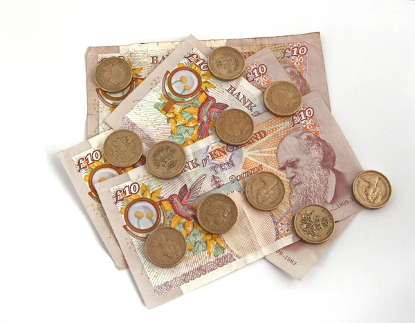 Britse (uk) valuta. — Stockfoto