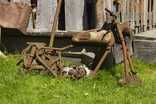 stock image Old devastated motorbike