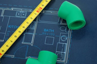 Bathroom renovation clipart