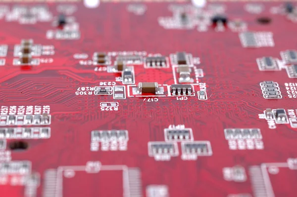 Circuit board close up — Stock Photo, Image