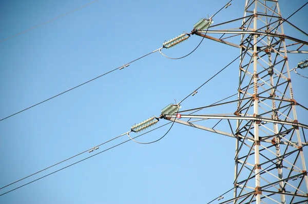 Electricidad Potencia Pilón — Foto de Stock