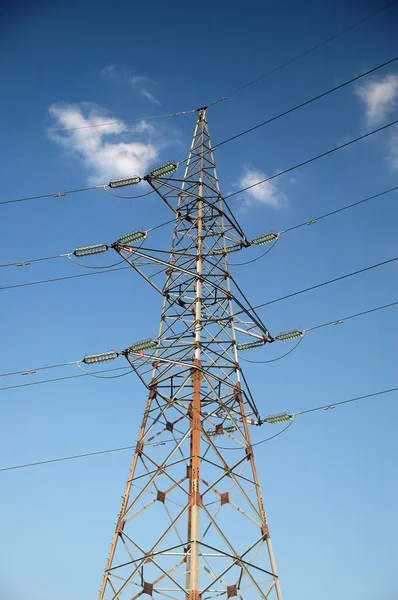 Pylon energii elektrycznej — Zdjęcie stockowe