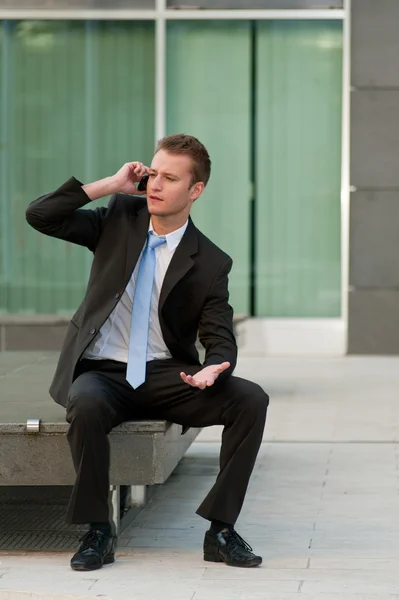 stock image Young business man