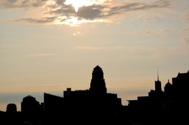 Buffalo skyline siluet