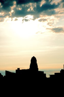 Buffalo skyline siluet