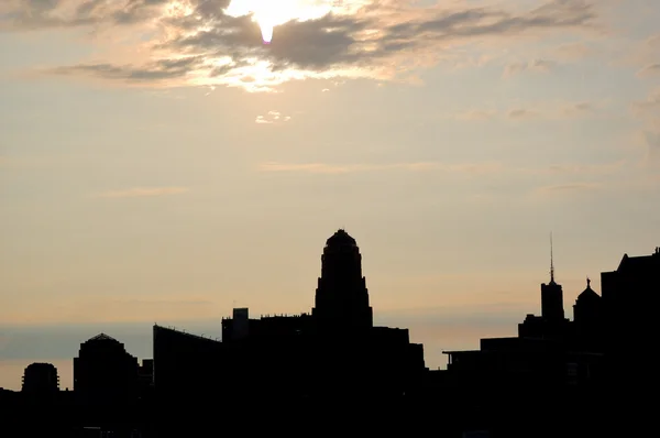 Silueta de Buffalo Skyline —  Fotos de Stock