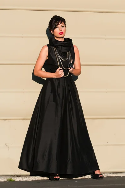 Stock image Black gown