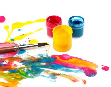 Color and abstract paint clipart