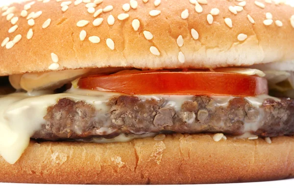 Hamburger close-up — Stock Photo, Image