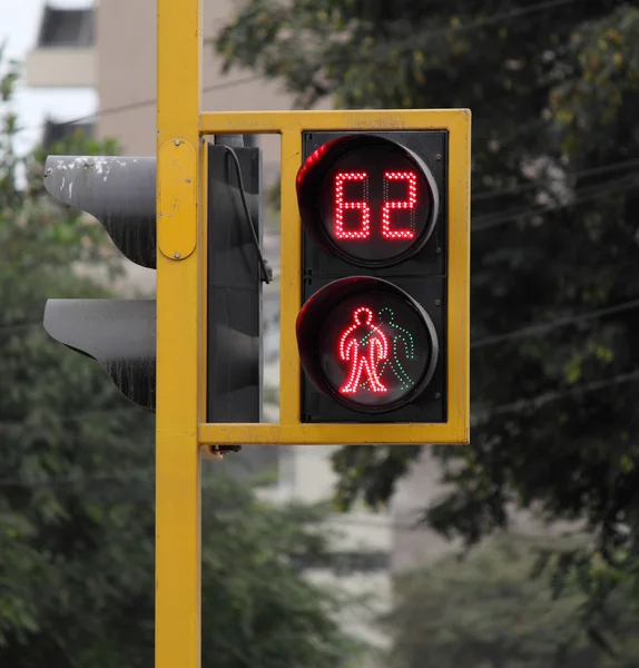 Traffic light for pedestrians — Stock Photo, Image